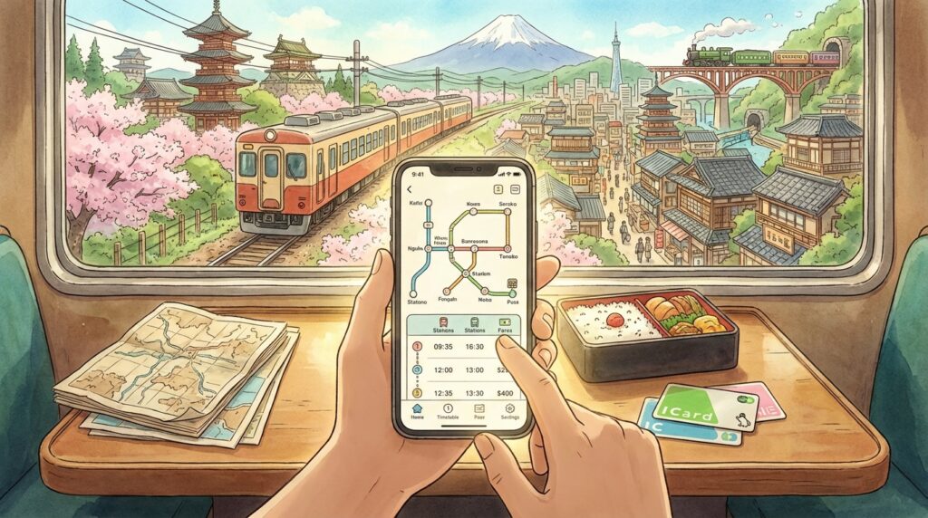 แอพรถไฟ ญี่ปุ่น 2026: แนะนำแอปจำเป็นสำหรับนักท่องเที่ยว เช็กตาราง-เส้นทาง-ค่าโดยสารแบบง่ายๆ