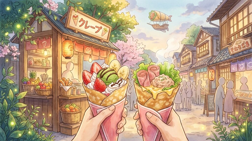 เครปเย็นญี่ปุ่นคืออะไร? รวมเมนูยอดฮิต + วิธีสั่งให้ได้รสที่ชอบ