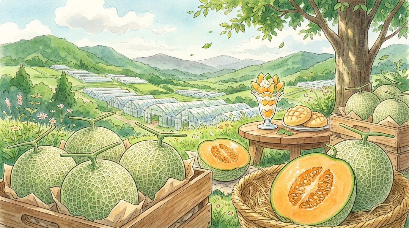 เมล่อนญี่ปุ่นคืออะไร? แนะนำสายพันธุ์ดัง วิธีเลือกซื้อให้หวานฉ่ำ และของหวานที่ต้องลองเมื่อเที่ยวญี่ปุ่น