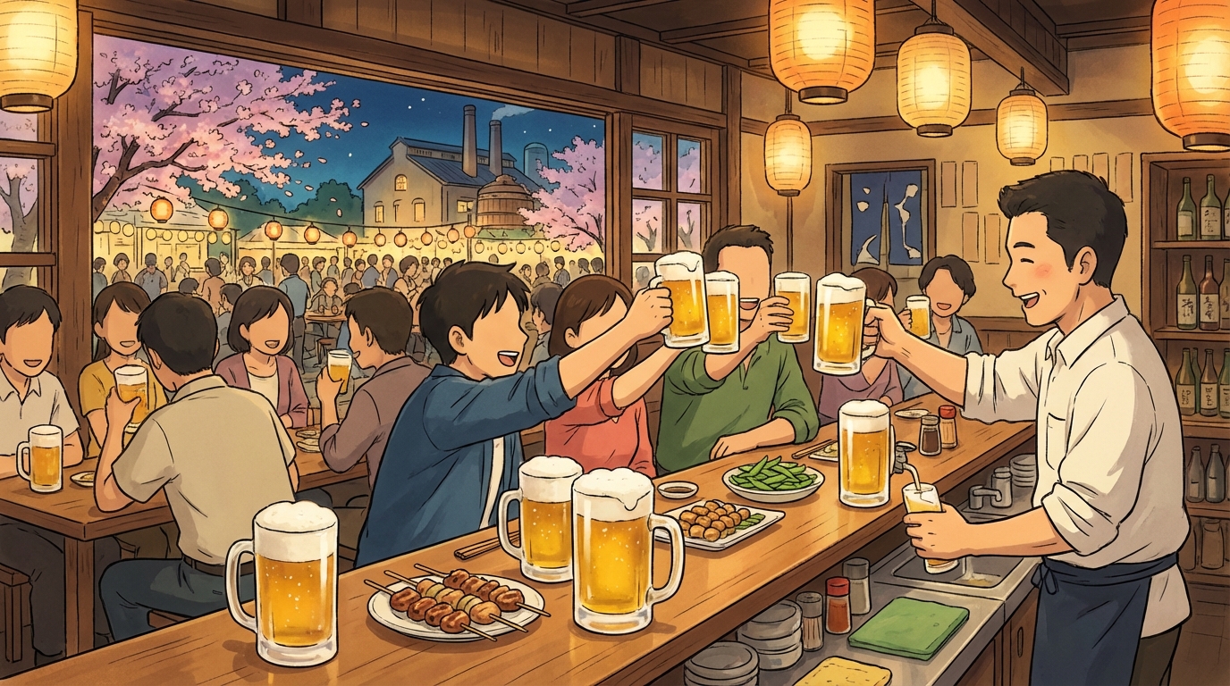 เบียร์สดในญี่ปุ่นคืออะไร? วิธีสั่งให้ได้แก้วอร่อย + ร้าน/สถานที่ที่ห้ามพลาด