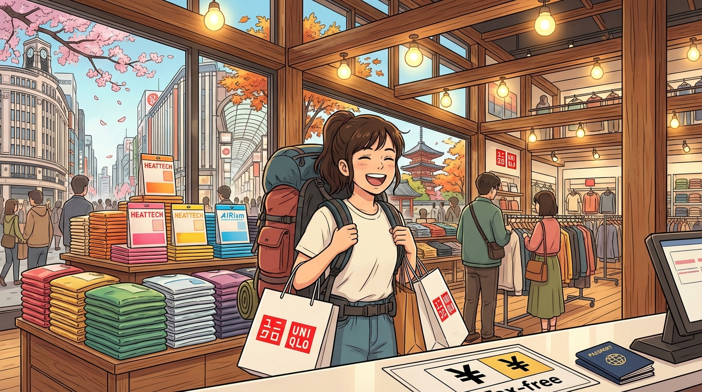 Uniqlo ญี่ปุ่นน่าซื้ออะไร? ไกด์ช้อปปิ้งครบ: สาขาแนะนำ ของฮิต ราคาต่างกัน และทิปคืนภาษี