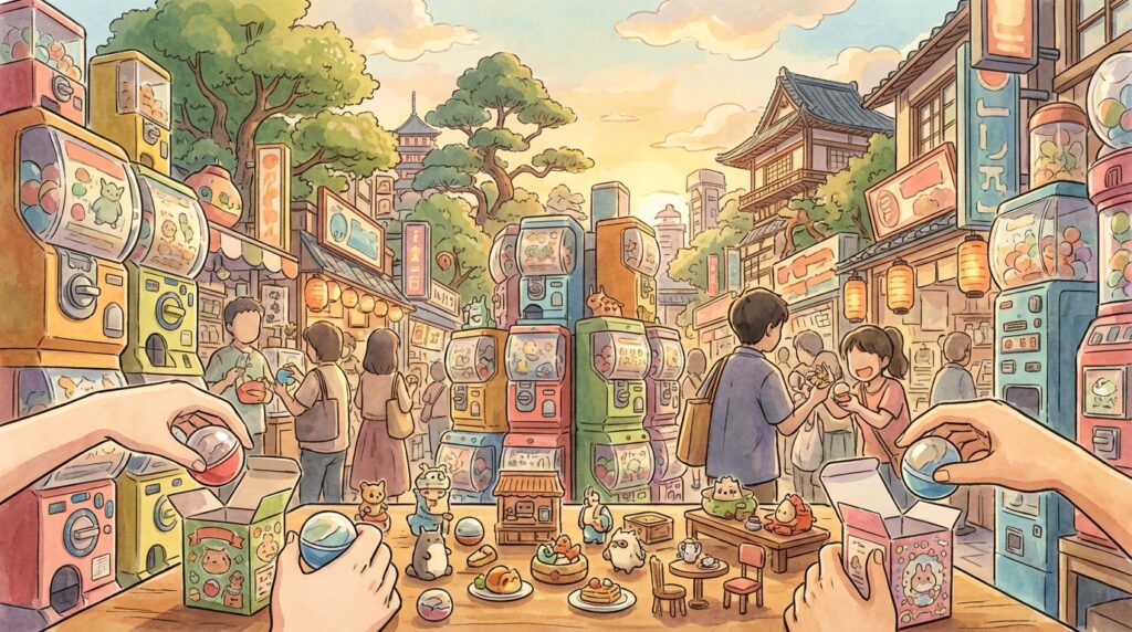 กล่องสุ่มญี่ปุ่น (กาชาปอง/Blind Box) คืออะไร? รวมพิกัดซื้อในโตเกียว-โอซาก้า + เคล็ดลับสุ่มให้คุ้ม