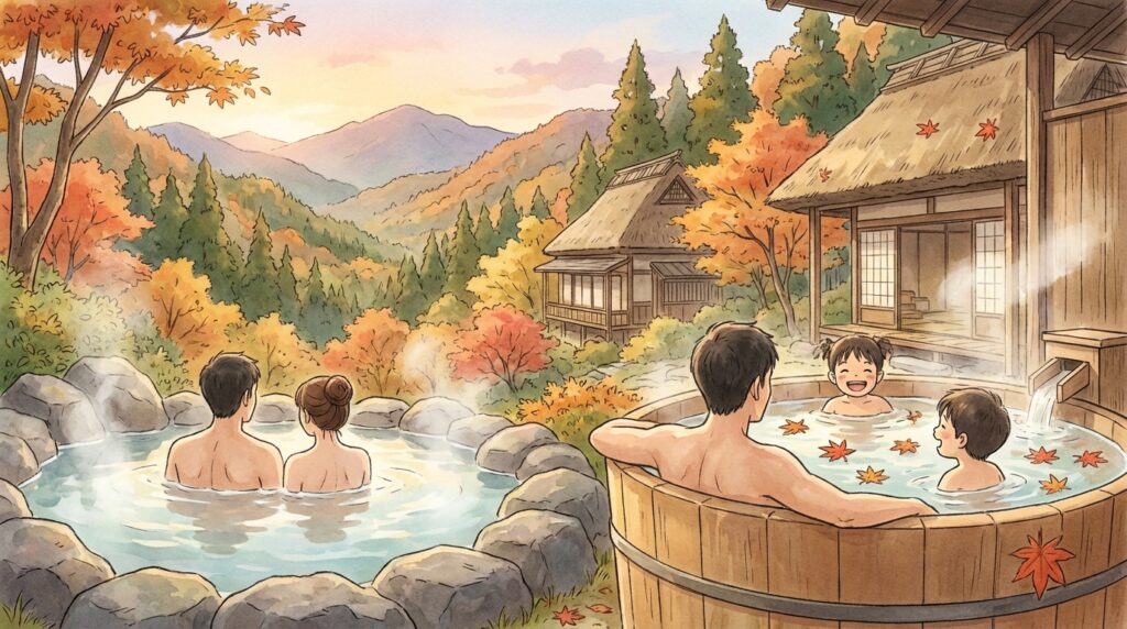 ออนเซ็นส่วนตัวในญี่ปุ่นคืออะไร? คำแนะนำพิเศษสำหรับคู่รักและครอบครัว