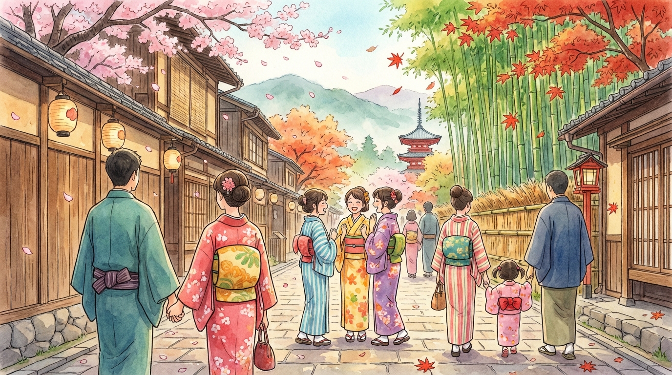 เช่าชุดกิโมโนที่ญี่ปุ่น: วิธีเลือกแพ็กเกจ ราคา และพิกัดร้านดังในโตเกียว–เกียวโต