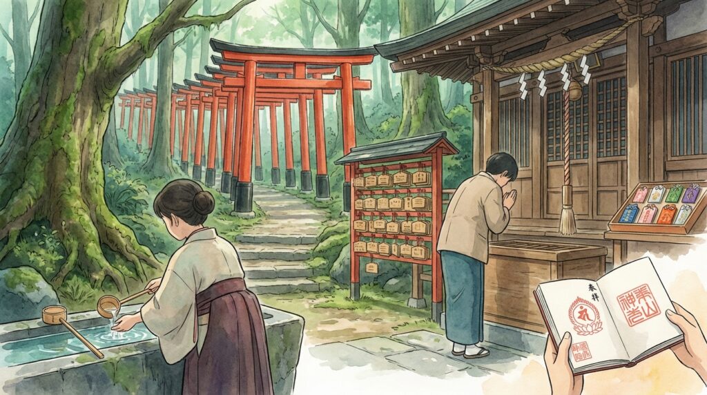 คู่มือเที่ยวศาลเจ้าในญี่ปุ่น: วิธีไหว้ให้ถูกต้อง มารยาทสำคัญ และศาลเจ้าดังที่ห้ามพลาด