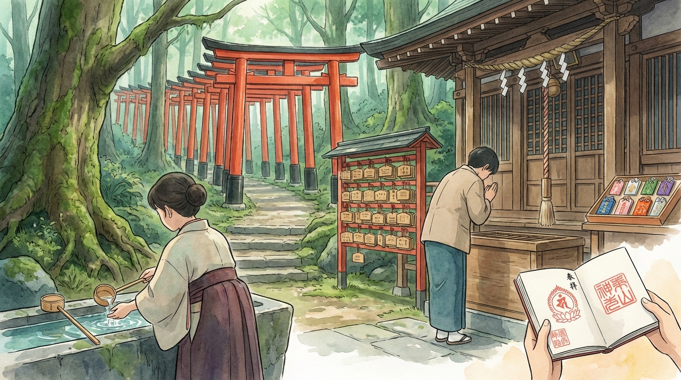 คู่มือเที่ยวศาลเจ้าในญี่ปุ่น: วิธีไหว้ให้ถูกต้อง มารยาทสำคัญ และศาลเจ้าดังที่ห้ามพลาด