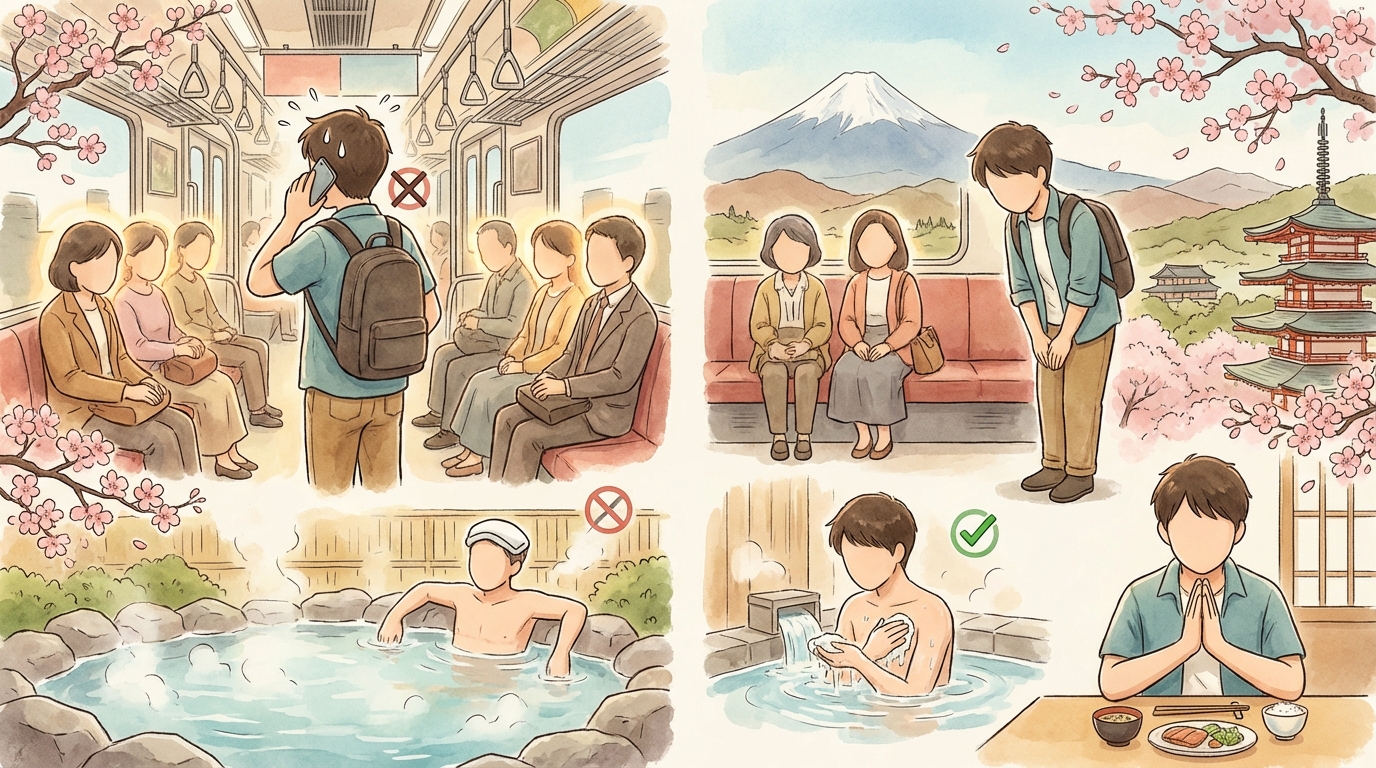 มารยาทญี่ปุ่นที่ควรรู้ก่อนเที่ยวญี่ปุ่น: 10 ข้อห้ามและวิธีทำตัวให้ดูสุภาพแบบคนญี่ปุ่น