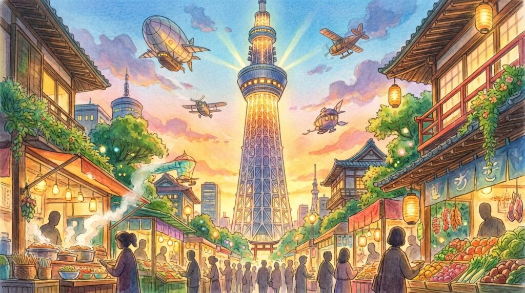 โตเกียวสกายทรี (Tokyo Skytree) ปี 2026: การเดินทางพร้อมวิวกิน-ช้อป ครบในที่เดียว!