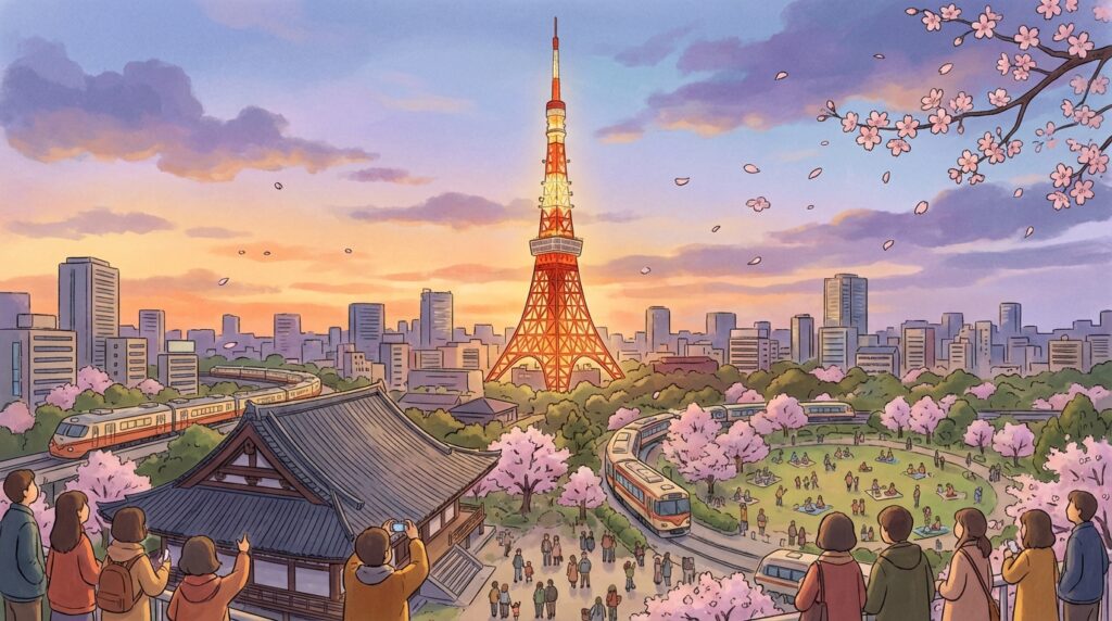 ท่องเที่ยวโตเกียวทาวเวอร์ในปี 2026: ทั้งสนุกและคุ้มค่า!