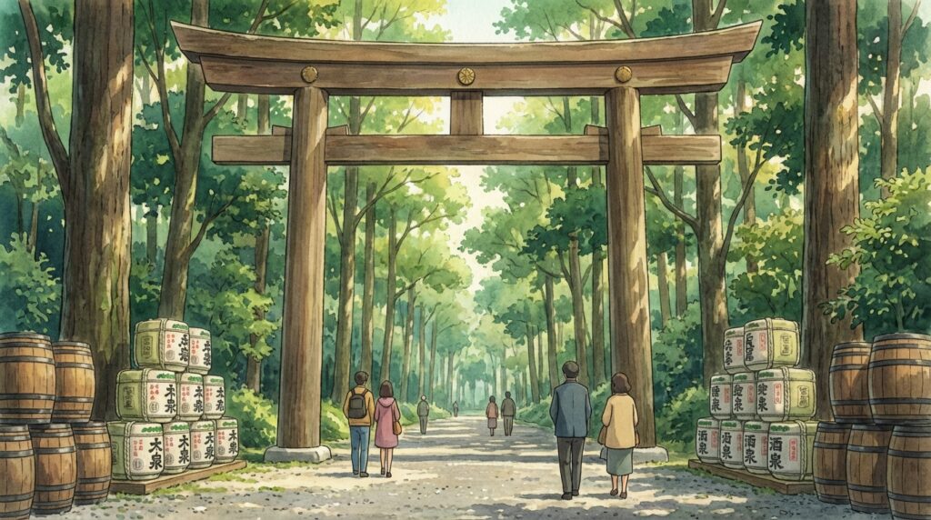 ศาลเจ้าเมจิ (Meiji Jingu) โตเกียว: วิธีเดินทาง ไฮไลต์ห้ามพลาด และช่วงเวลาน่าไปที่สุด