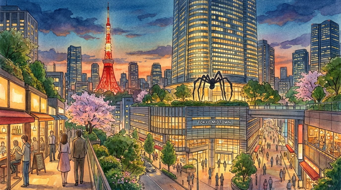 รปปงกิ (六本木) เที่ยวโตเกียวย่านสุดชิค: วิธีไป จุดถ่ายรูป ร้านอาหาร และไนต์ไลฟ์ที่ห้ามพลาด