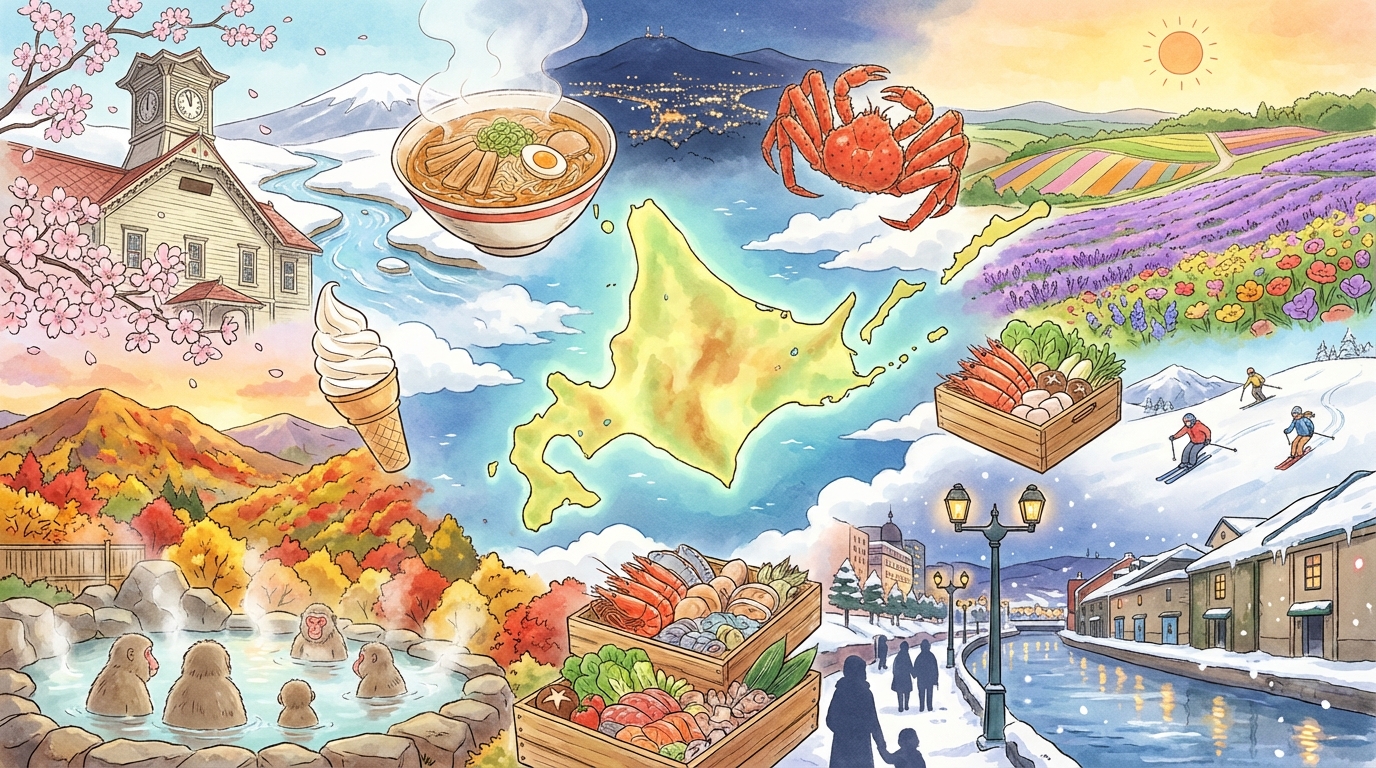 เที่ยวฮอกไกโด (北海道) ครั้งแรก: จุดไฮไลต์ 4 ฤดู เมืองน่าไป ออนเซ็น และของกินห้ามพลาด