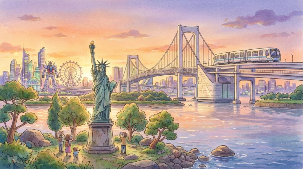 เทพีสันติภาพโอไดบะ (Statue of Liberty Tokyo) คืออะไร? วิธีไป จุดถ่ายรูป และไฮไลต์ห้ามพลาด