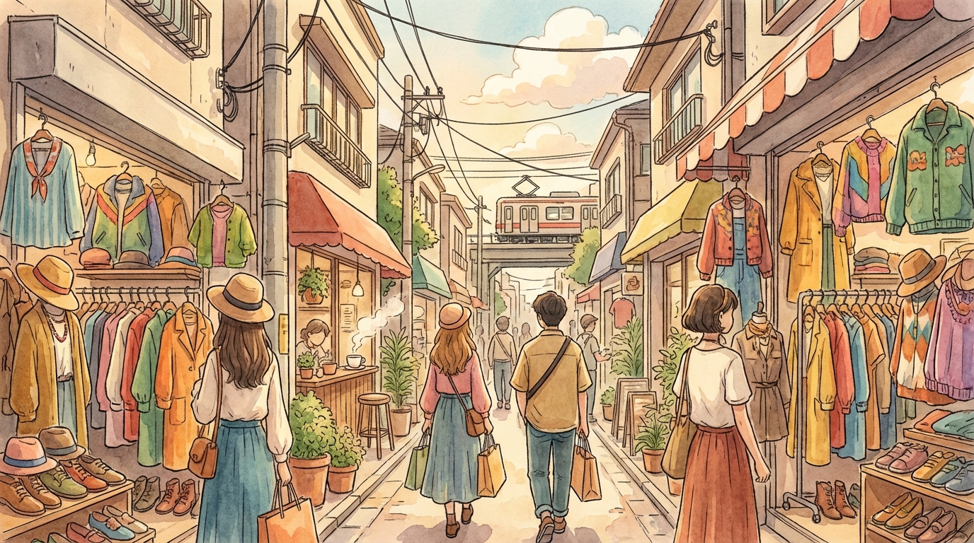 เดินทางสัมผัสเสน่ห์ ย่านชิโมคิตะซาวะ: ฮิปสเตอร์บรรยากาศวินเทจและร้านมือสองเก๋ๆ ที่ไม่ควรพลาด!