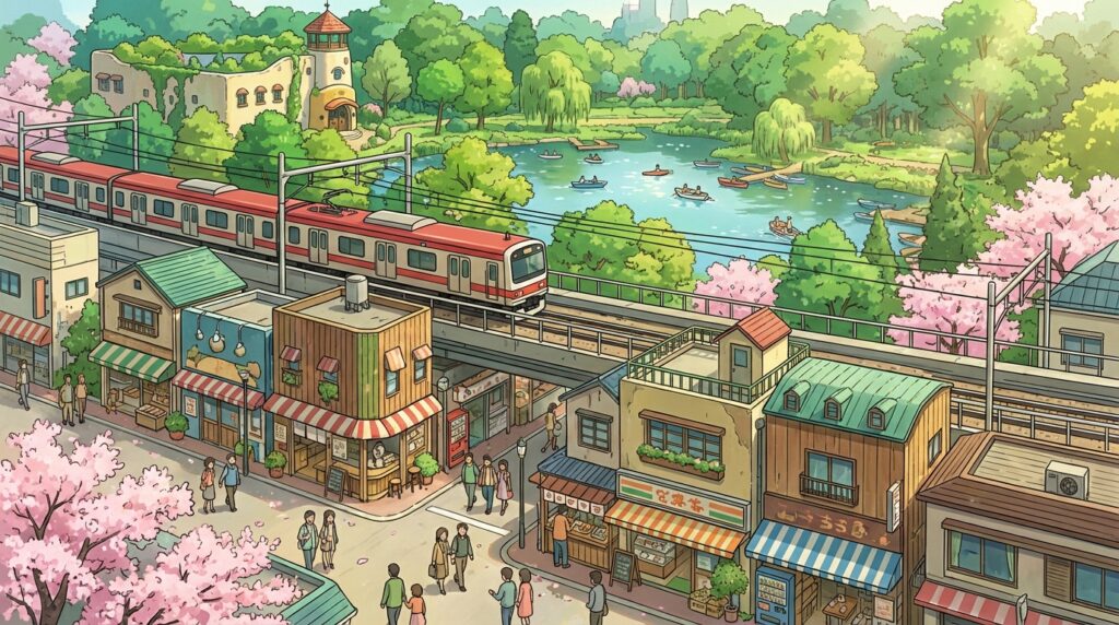 คิิจิโจจิ (吉祥寺) ย่านน่าเดินในโตเกียว: วิธีไป จุดเช็กอินฮิต กิน-ช้อปครบในวันเดียว