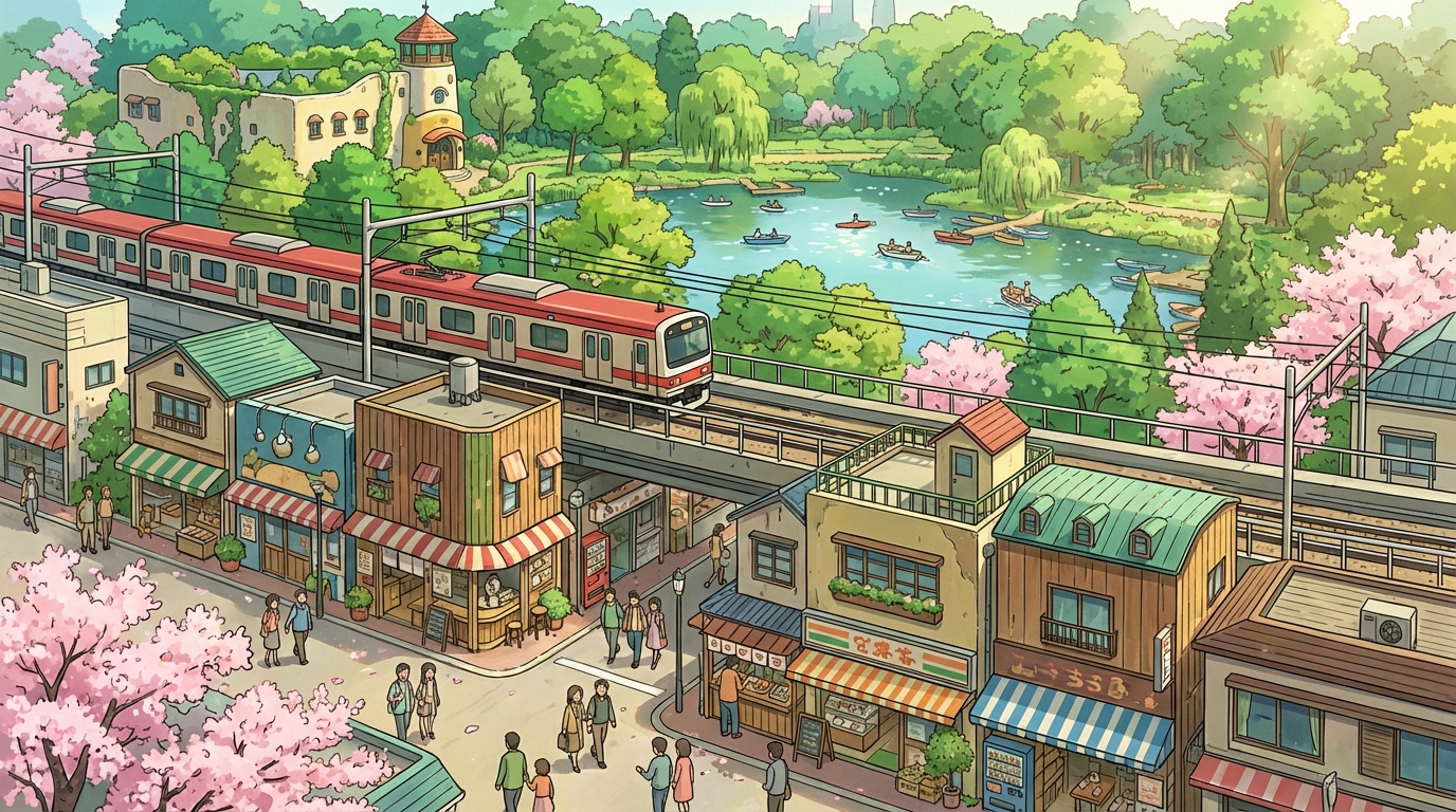 คิิจิโจจิ (吉祥寺) ย่านน่าเดินในโตเกียว: วิธีไป จุดเช็กอินฮิต กิน-ช้อปครบในวันเดียว