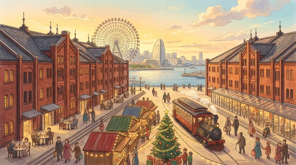 โกดังอิฐแดง โยโกฮาม่า (Yokohama Red Brick Warehouse) เที่ยวครบ กิน ช้อป ถ่ายรูป จุดเช็กอินห้ามพลาดใกล้โตเกียว