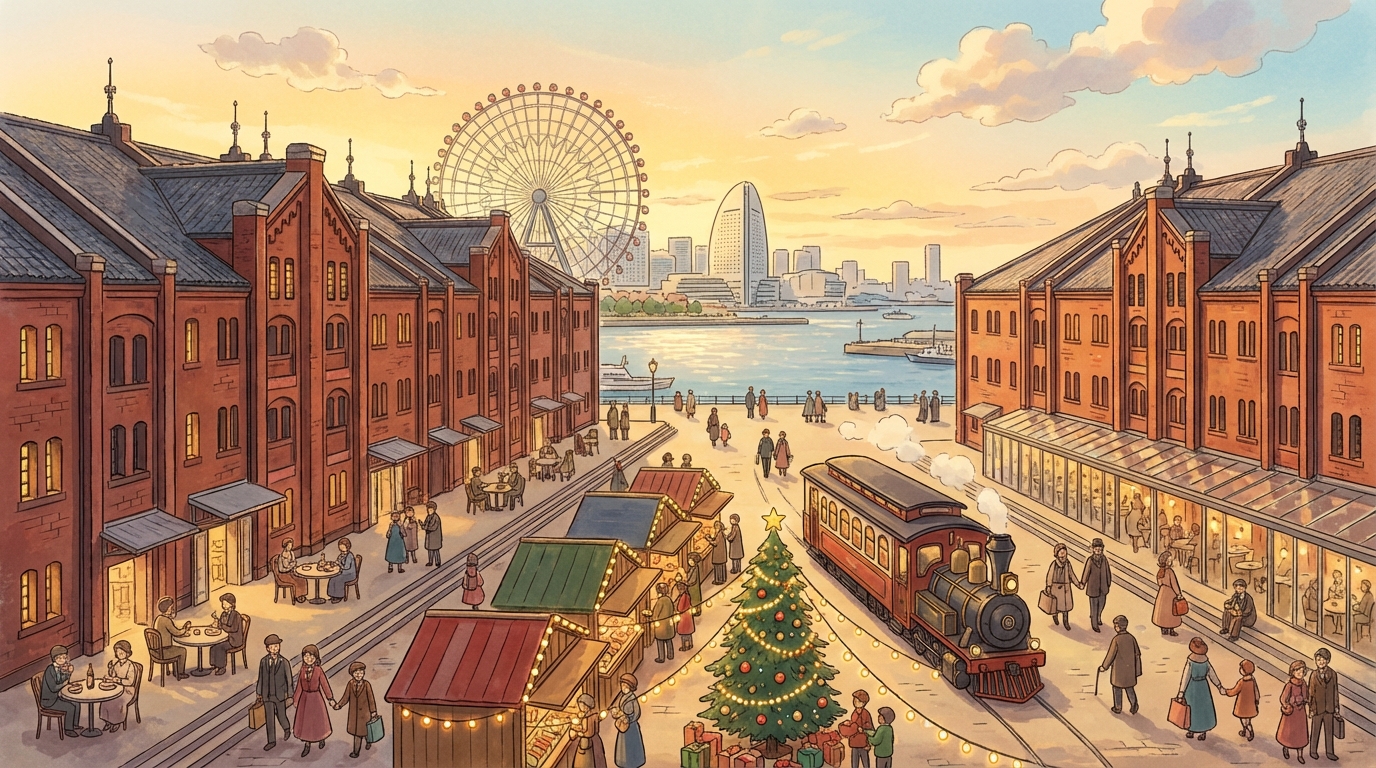 โกดังอิฐแดง โยโกฮาม่า (Yokohama Red Brick Warehouse) เที่ยวครบ กิน ช้อป ถ่ายรูป จุดเช็กอินห้ามพลาดใกล้โตเกียว