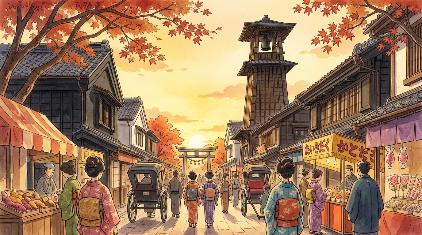 คาวาโกะเอะ เที่ยววันเดียวจากโตเกียว: เมืองเอโดะน้อย จุดถ่ายรูปสวย กินของอร่อย และวิธีเดินทาง