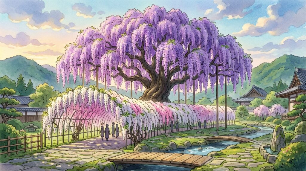 สวนดอกไม้อาชิคางะ: เที่ยวชมวิสทีเรียญี่ปุ่นสุดอลังการ ใกล้โตเกียว เดินทางง่าย