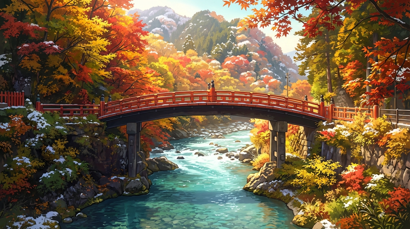 สะพานชินเคียว (Shinkyo) นิกโก้: สะพานศักดิ์สิทธิ์สีแดง จุดถ่ายรูปห้ามพลาดในคันโต