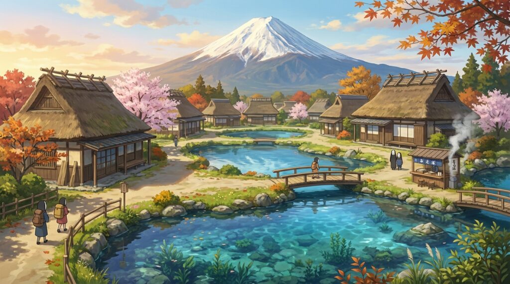 หมู่บ้านน้ำใส (โอชิโนะฮักไก) ที่นี่คือที่คุณต้องไปเยือน!