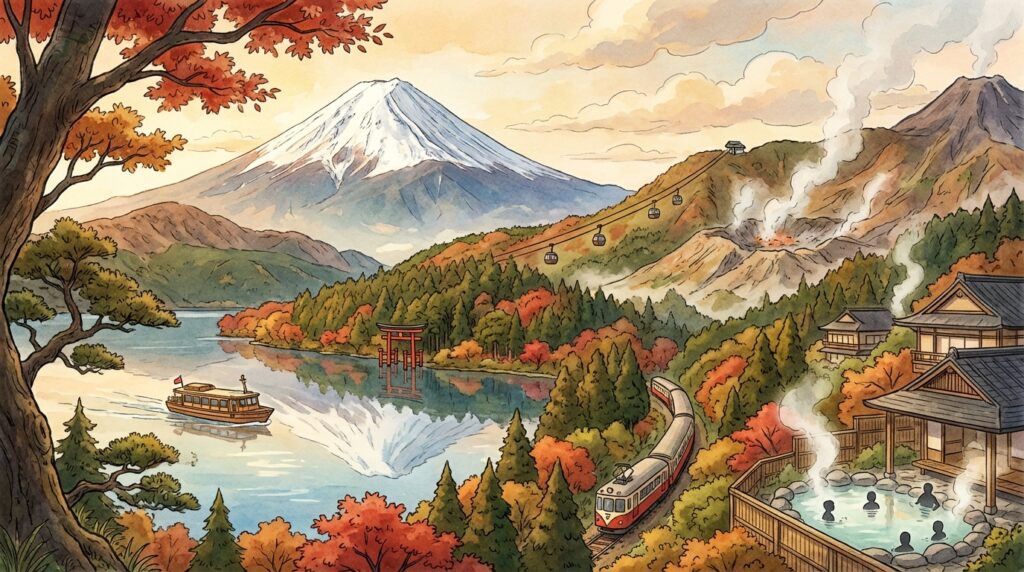 เที่ยวฮาโกเน่: ออนเซ็น วิวฟูจิ และทริปวันเดียวจากโตเกียว