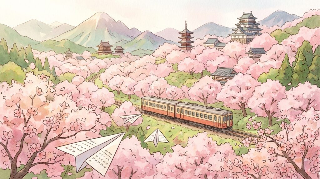 พยากรณ์ซากุระญี่ปุ่น 2026: วันเริ่มบาน–บานเต็มที่ทั่วประเทศ + เมืองที่ควรไปดู