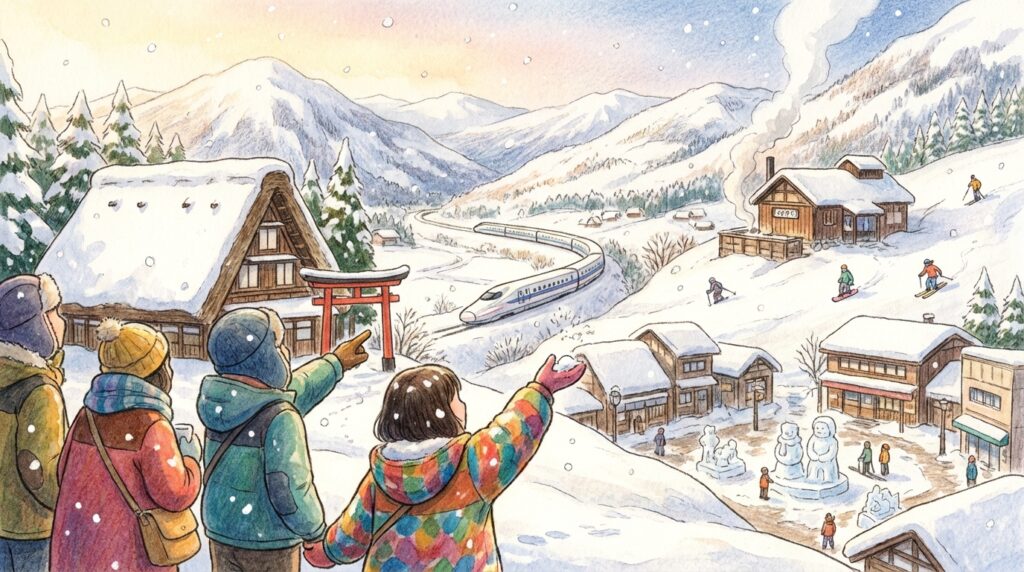 หิมะ (雪) คืออะไร? คู่มือเที่ยวญี่ปุ่นหน้าหนาวแบบคนไทย: จุดชมหิมะครั้งแรก + ทิปส์เตรียมตัวให้พร้อม