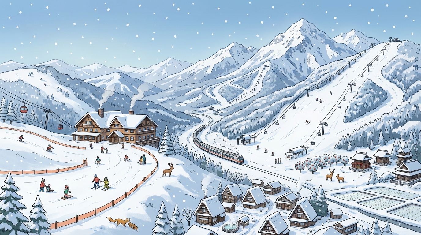 ลานสกีญี่ปุ่นแนะนำ: รวมสกีรีสอร์ทดัง เล่นหิมะครั้งแรกก็สนุก พร้อมวิธีเลือกให้เหมาะกับคุณ