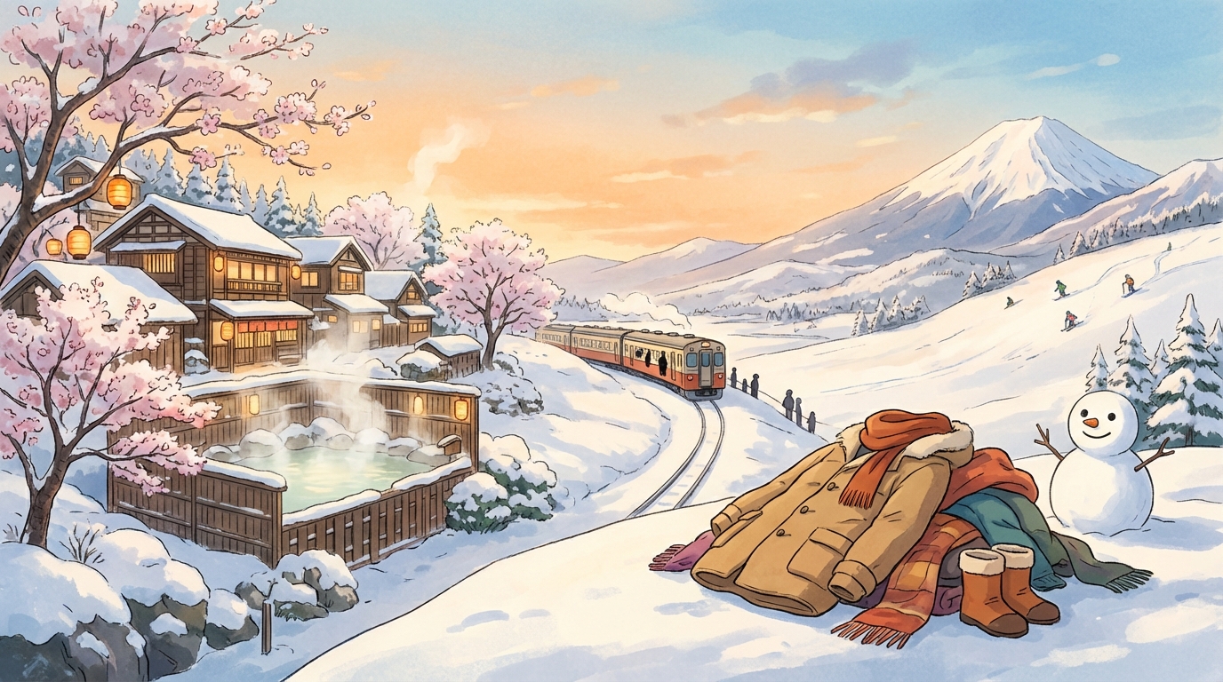 เที่ยวญี่ปุ่นหน้าหนาว เดือนไหนดี? อากาศ การแต่งกาย และเมืองที่ห้ามพลาด