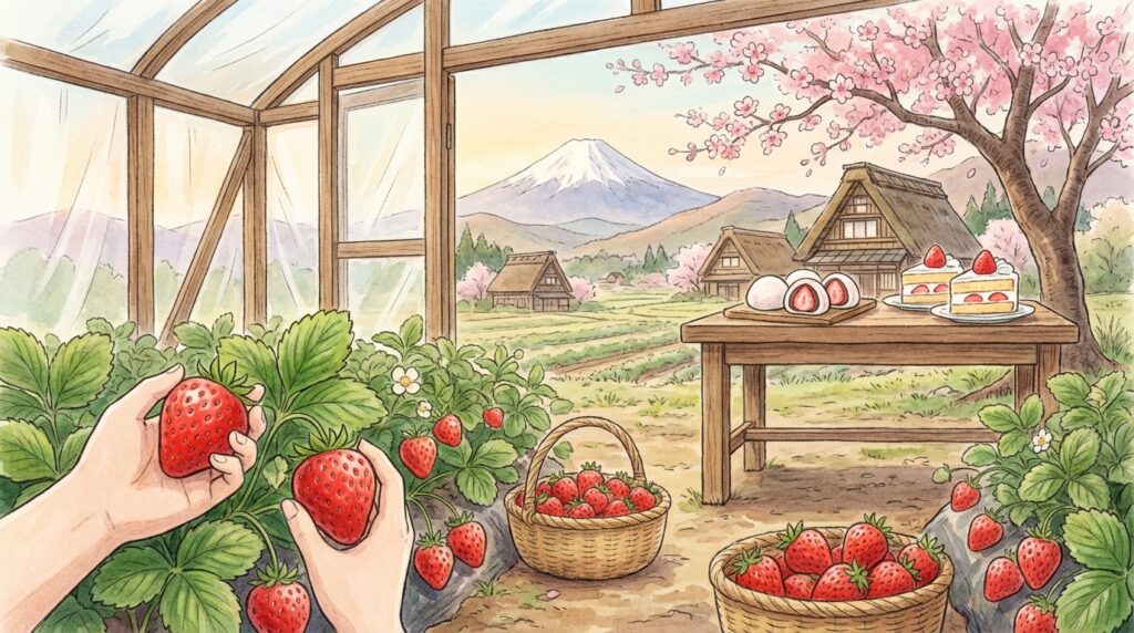 สตรอเบอร์รี่ญี่ปุ่น: สายพันธุ์ยอดนิยม ฤดูกาลอร่อยสุด จุดเก็บสตรอเบอร์รี่ และเมนูห้ามพลาด