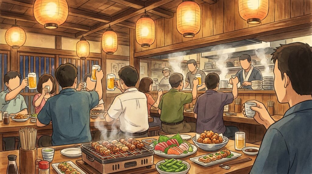 อิซากายะ คืออะไร? คู่มือกินดื่มสไตล์ญี่ปุ่นแบบมือโปร พร้อมมารยาท เมนูยอดฮิต และคำสั่งง่ายๆ