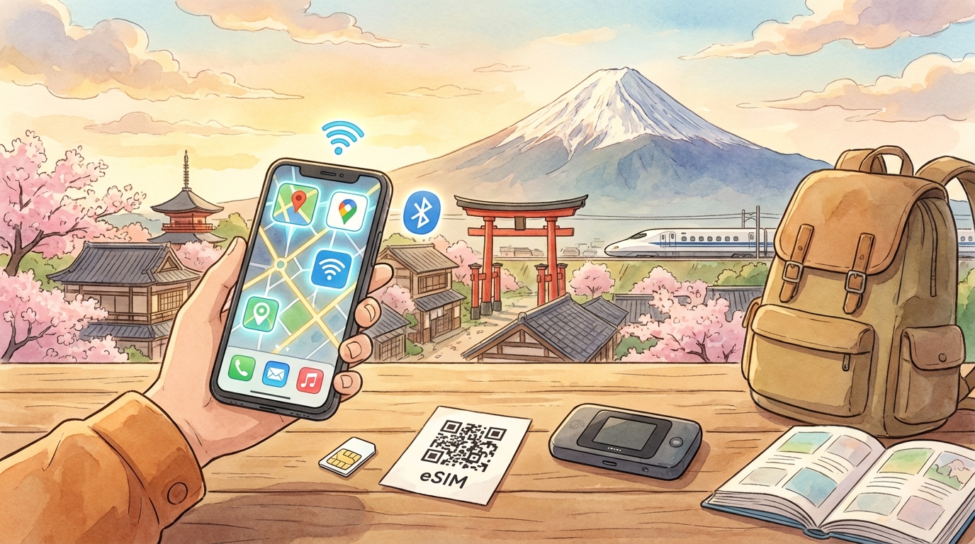 ซิมการ์ด ญี่ปุ่น อันไหนดี? คู่มือเลือก SIM/ eSIM สำหรับเที่ยวญี่ปุ่น เน็ตแรง ใช้งานง่าย พร้อมวิธีซื้อก่อนเดินทาง