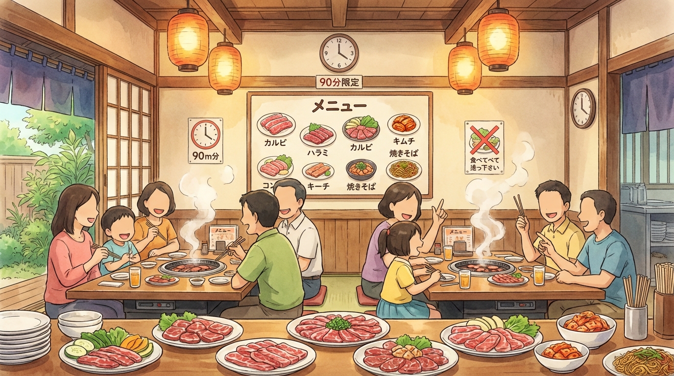 บุฟเฟต์ปิ้งย่างญี่ปุ่น: ทริคเลือกร้านและมารยาทการกินให้ฟินไม่มีพลาด