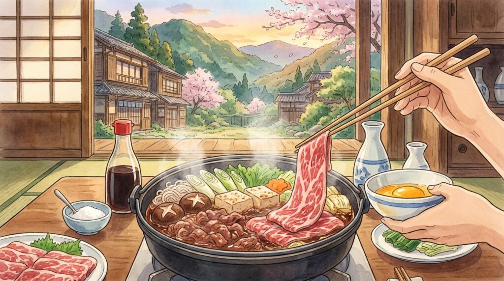 สุกี้ยากี้ (ซูกิยากิ) คืออะไร? รู้จักรสชาติแบบญี่ปุ่น + ร้านดังต้องลองในญี่ปุ่น