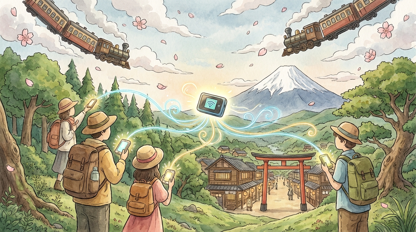 Pocket WiFi ญี่ปุ่น คืออะไร? วิธีเช่า-รับเครื่อง-ใช้งานเน็ตแรงเที่ยวญี่ปุ่นแบบไม่สะดุด (อัปเดตล่าสุด)