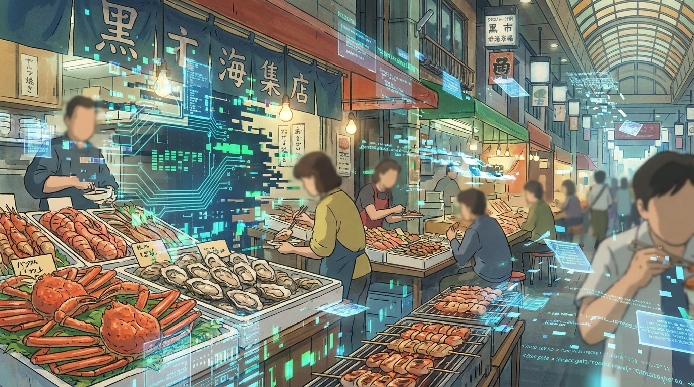 ตลาดปลาคุรมงในโอซาก้า: ซีฟู้ดสดใหม่ ร้านเด็ด และวิธีเดินทางง่ายๆ!