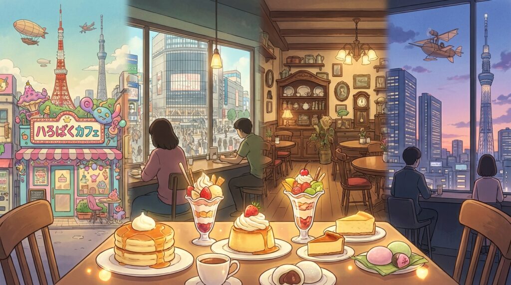 คาเฟ่โตเกียว 2026: 10 ร้านน่าไปในย่านฮิต ถ่ายรูปสวย ขนมอร่อย เดินทางง่าย