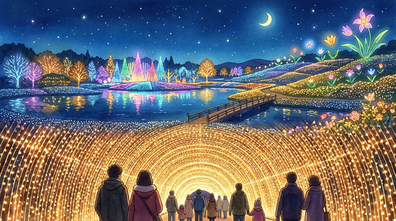 นาบานะ โนะ ซาโตะ: จุดเช็คอินชมไฟสุดตระการตาใกล้นาโกย่าที่ไม่ควรพลาด!