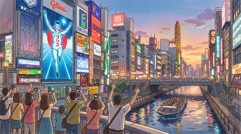 ป้ายกูลิโกะที่โดทงโบริ โอซาก้า: จุดถ่ายรูปยอดฮิตและวิธีเดินทาง