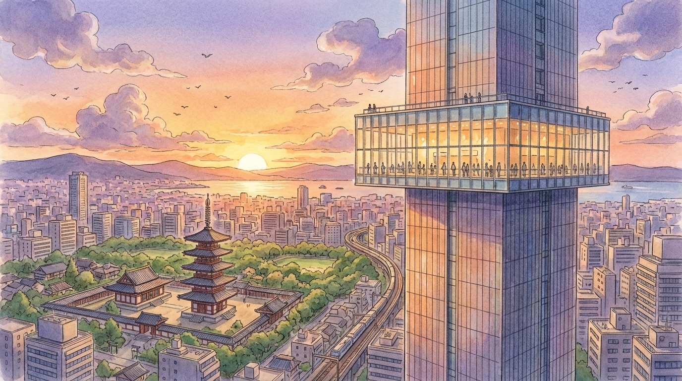 ตึกอาเบะโนะ ฮารุกัส (Abeno Harukas) โอซาก้า: จุดชมวิวสูงสุดในญี่ปุ่น แผนเที่ยว วิธีไป และไฮไลต์ห้ามพลาด