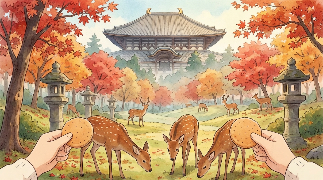 สวนกวางนารา (Nara Park) เที่ยวอย่างไรให้ฟิน: วิธีไป เวลาเปิด-ปิด ให้อาหารกวาง & จุดถ่ายรูปห้ามพลาด