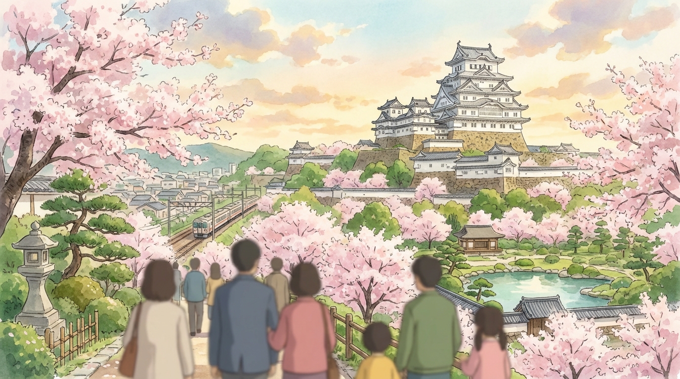 ปราสาทฮิเมจิ เที่ยวเองแบบมือโปร: วิธีไป จุดถ่ายรูปสวย ไฮไลต์ห้ามพลาดในคันไซ