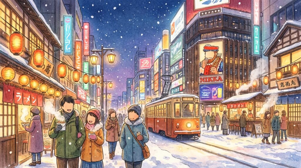 ย่านซูซูกิโนะ (すすきの) ซัปโปโร: สวรรค์กลางคืนแห่งฮอกไกโดที่คุณต้องไปสัมผัส!