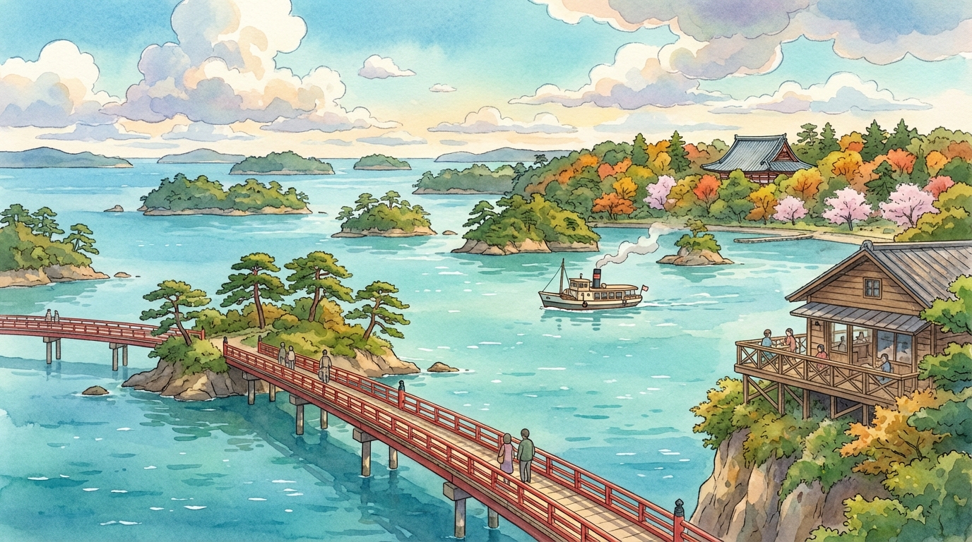 อ่าวมัตสึชิมะ (Matsushima) เที่ยวหนึ่งใน 3 วิวสวยที่สุดของญี่ปุ่น: จุดชมวิว วิธีไป และทริปวันเดียวจากเซนได