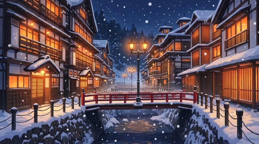 กินซังออนเซ็น เที่ยวหมู่บ้านออนเซ็นหิมะสุดโรแมนติกในโทโฮคุ—วิธีไป ช่วงที่สวยที่สุด และจุดถ่ายรูปห้ามพลาด