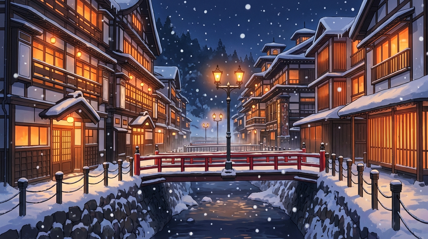 กินซังออนเซ็น เที่ยวหมู่บ้านออนเซ็นหิมะสุดโรแมนติกในโทโฮคุ—วิธีไป ช่วงที่สวยที่สุด และจุดถ่ายรูปห้ามพลาด