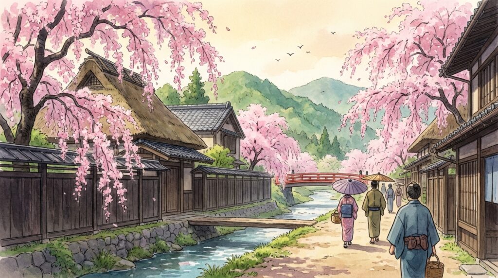 หมู่บ้านซามูไร “คาคุโนะดาเตะ (Kakunodate)” อาคิตะ: เดินเล่นย่านซามูไร ชมซากุระสุดปัง และวิธีไปแบบง่ายๆ