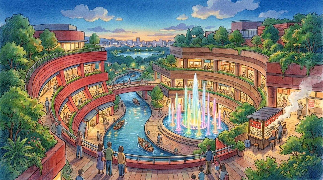 คาแนลซิตี้ ฮากาตะ: แลนด์มาร์คที่ต้องไปเช็คอินเมื่อมาฟุกุโอกะ